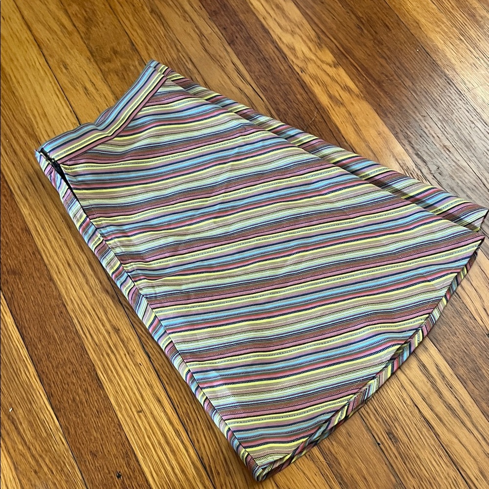 ModCloth Retro Striped 60s 70s Style Chevron Mini Skirt